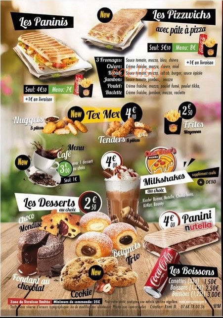 Chez Dum's — carte page 4