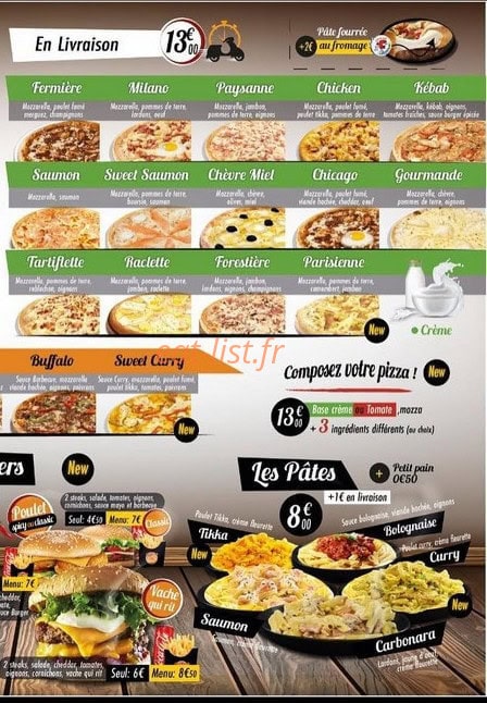 Chez Dum's — carte page 3