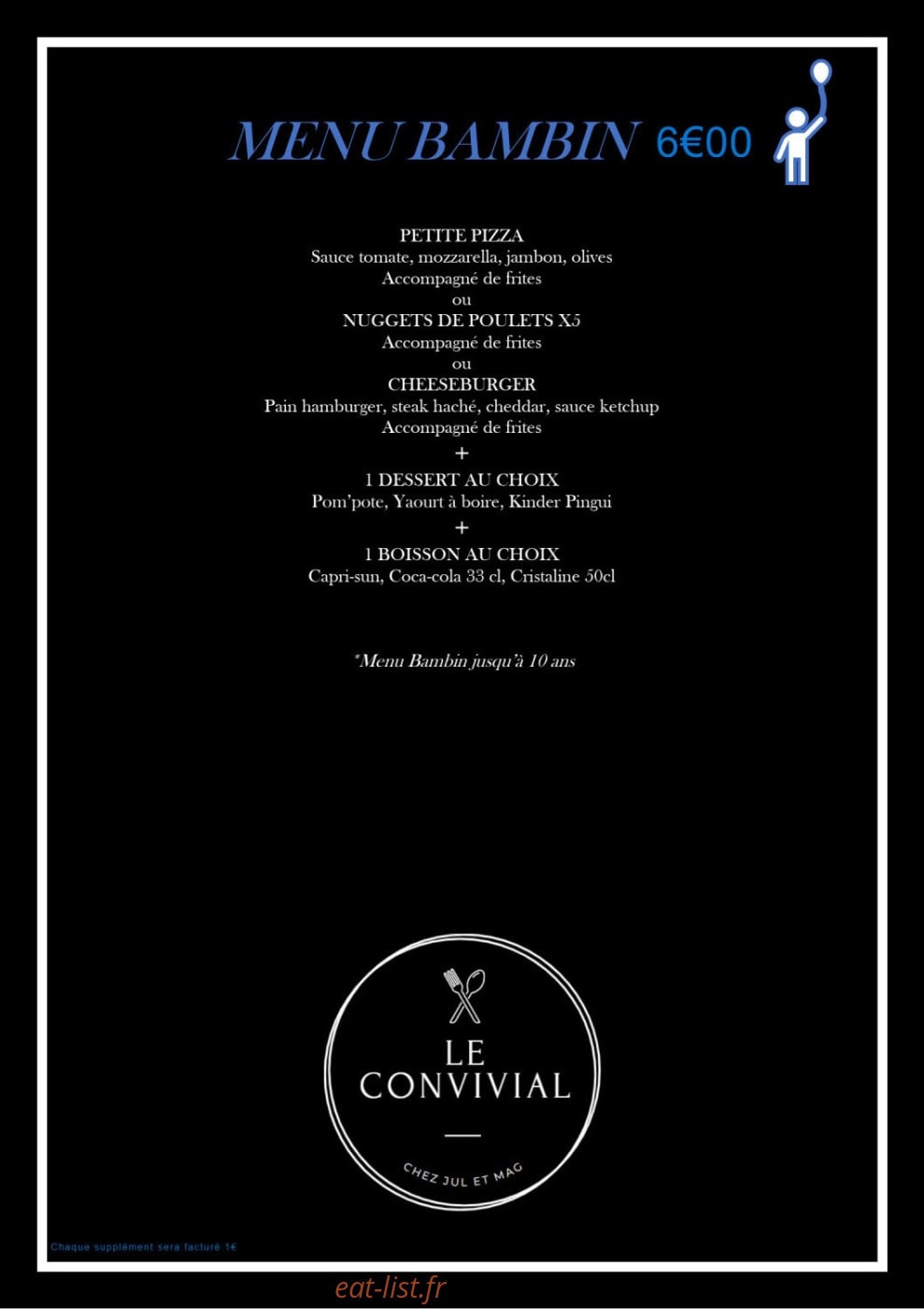 Le Convivial — carte page 6