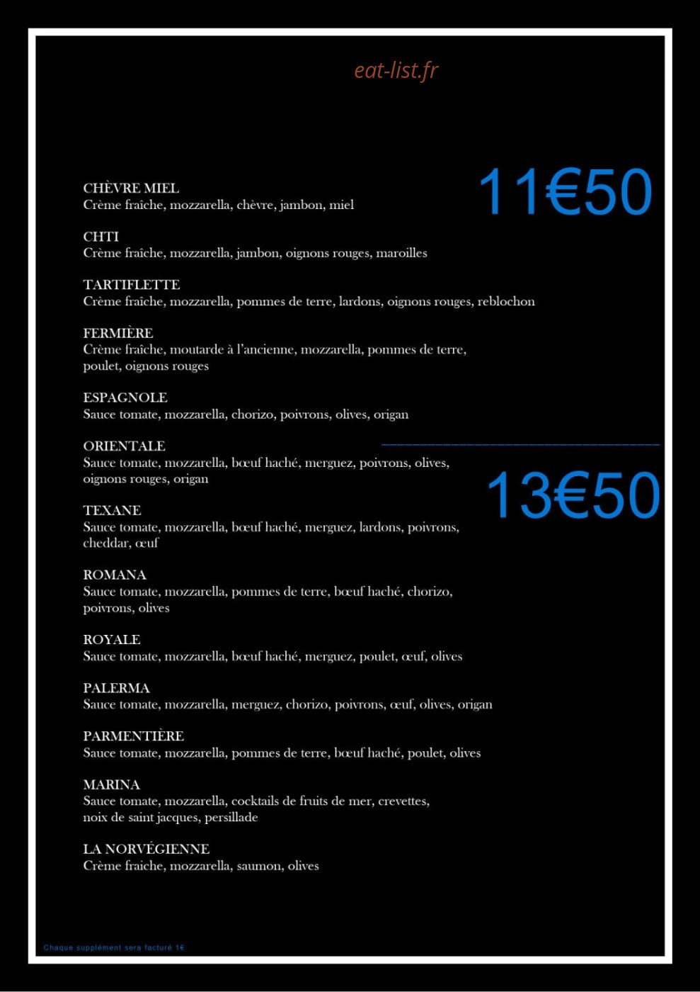 Le Convivial — carte page 2