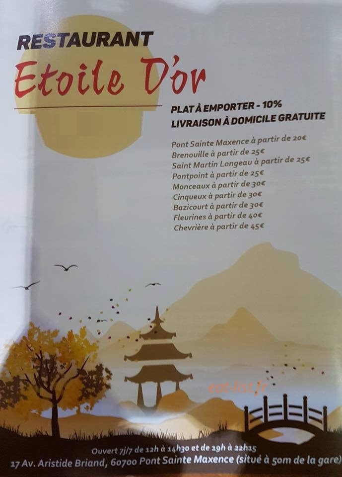 Etoile d'or — carte page 1