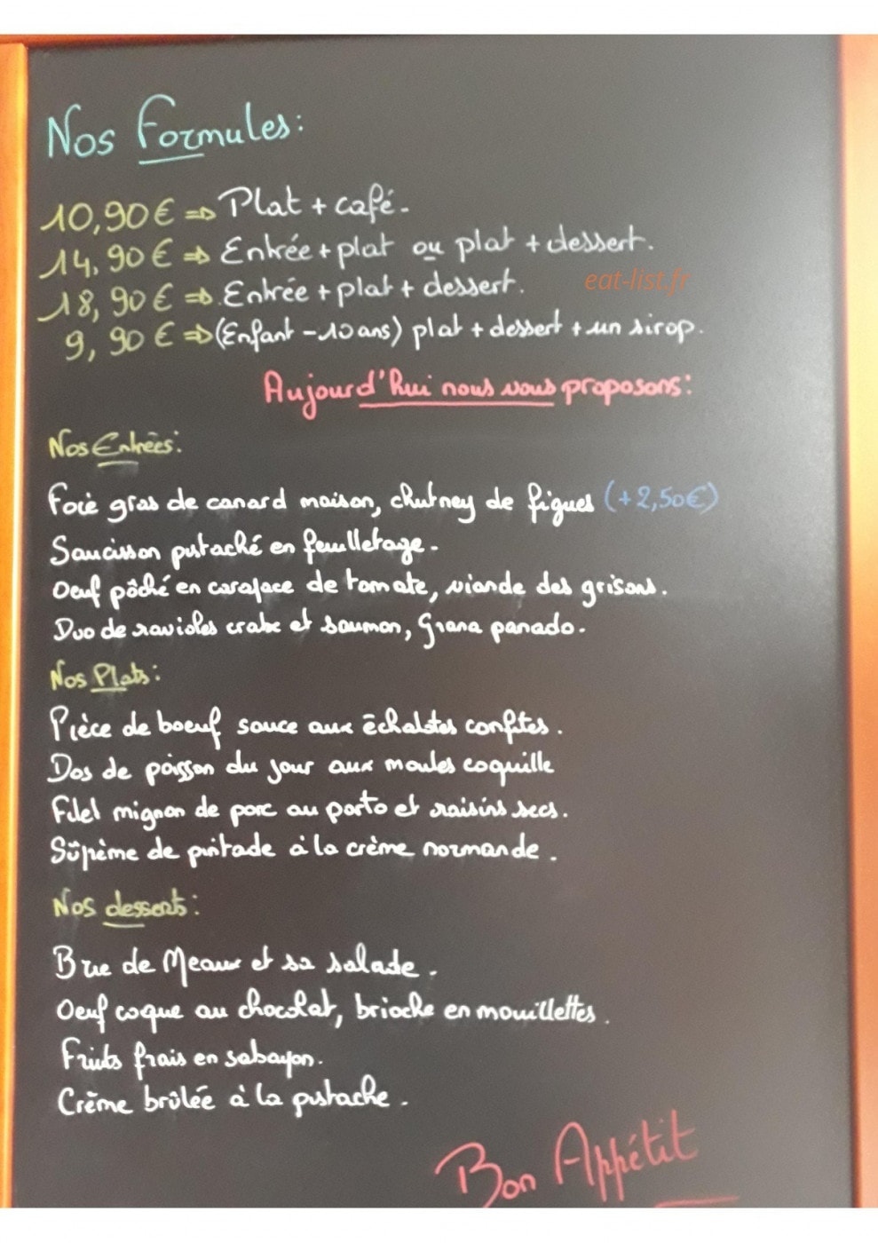Gusto'Crasy — carte page 1