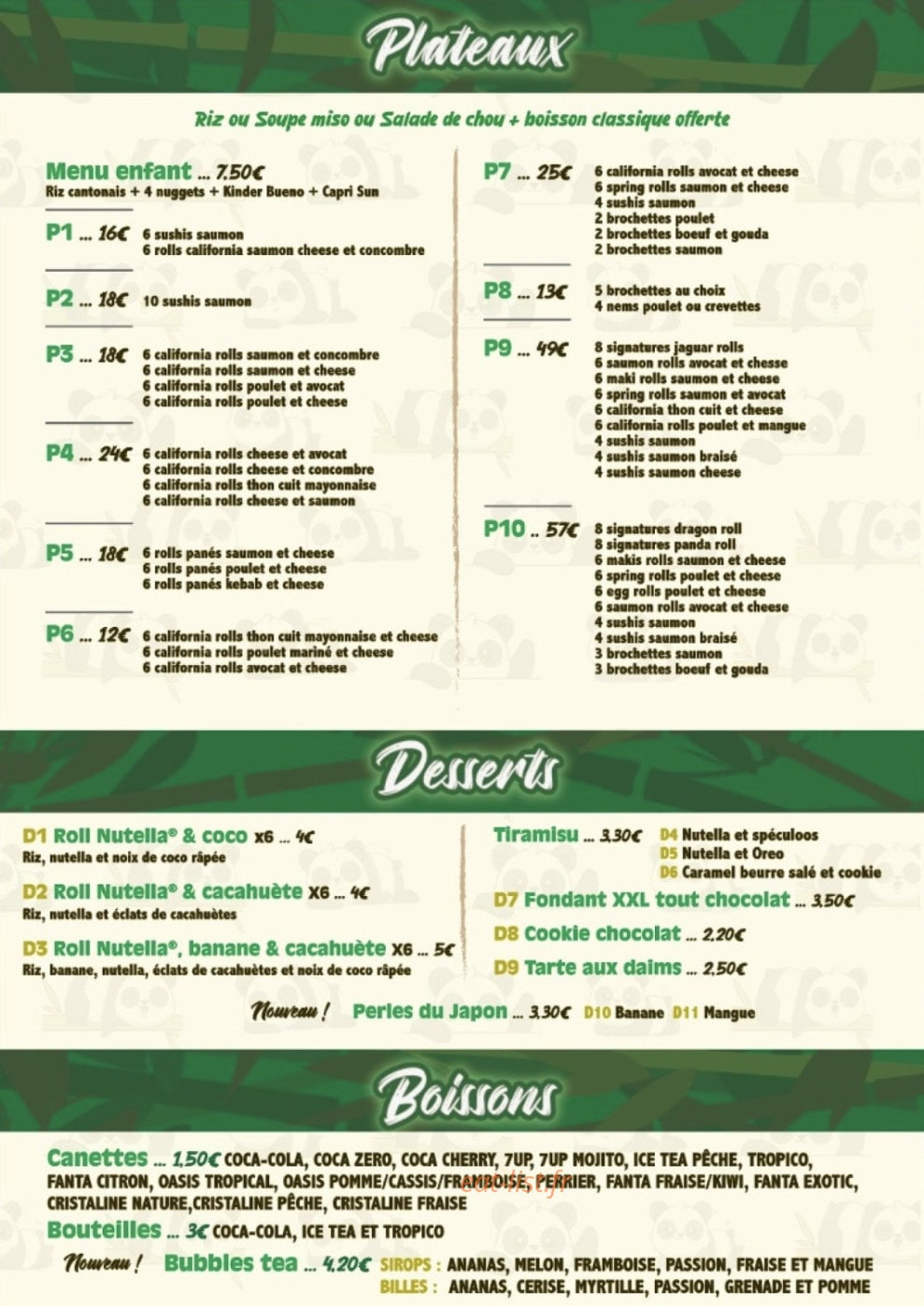 Kaido — carte page 2