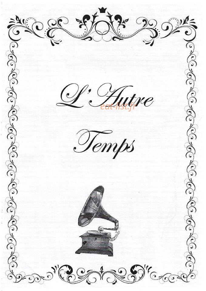 L'Autre Temps — carte page 1