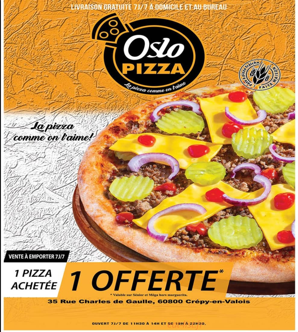 Pizza first — carte page 1