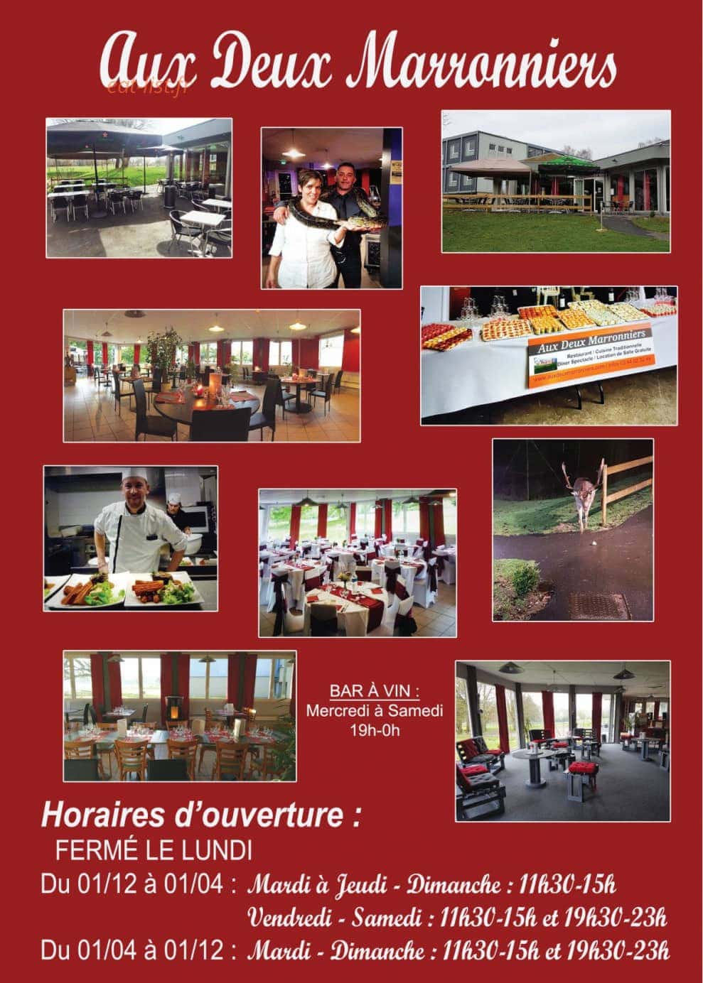Aux Deux Marronniers — carte page 1