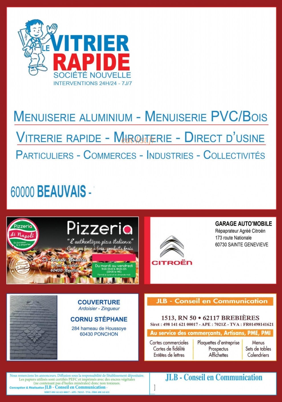 Aux Deux Marronniers — carte page 6