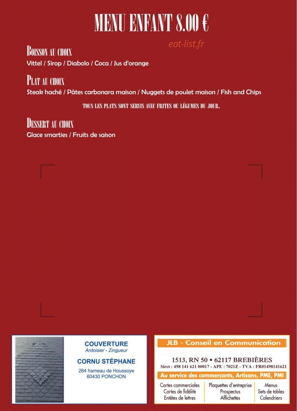 Aux Deux Marronniers — carte page 4