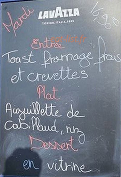 Au Petit Fercourt — carte page 1