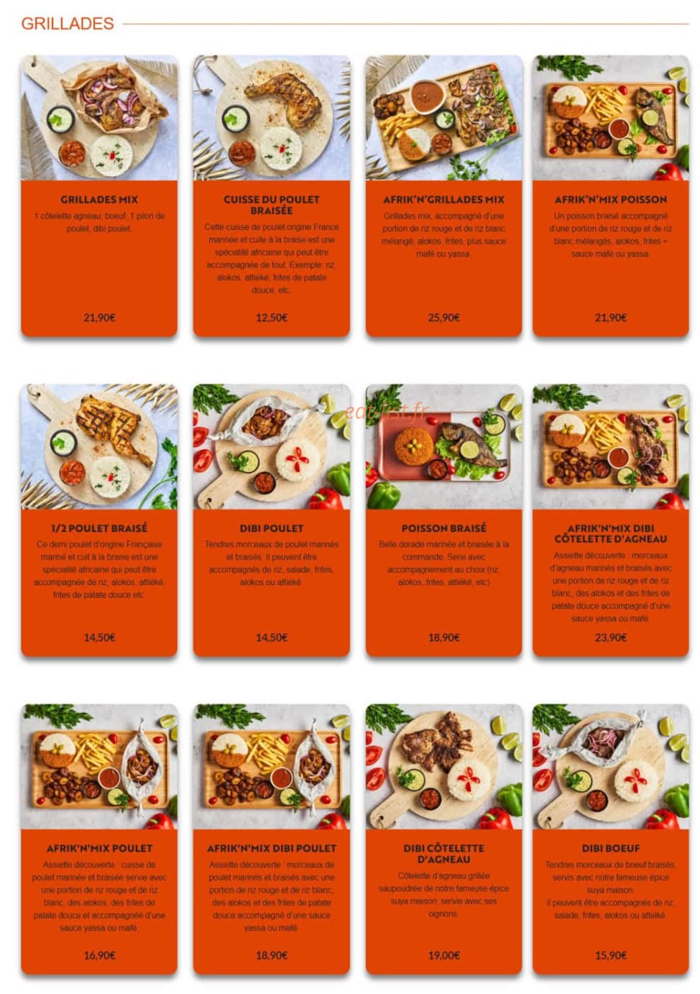 Afrik'n 'Fusion — carte page 4
