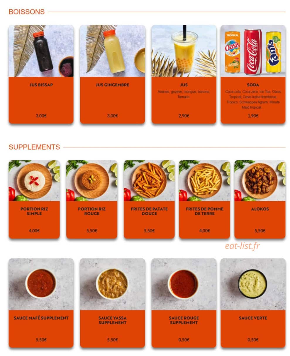Afrik'n 'Fusion — carte page 7