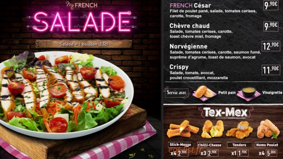 French Cantine — carte page 4