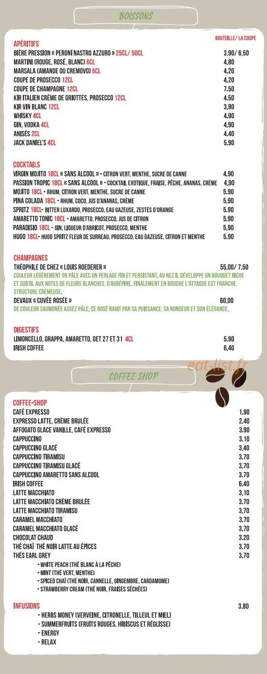 Little Italy Factory — carte page 6