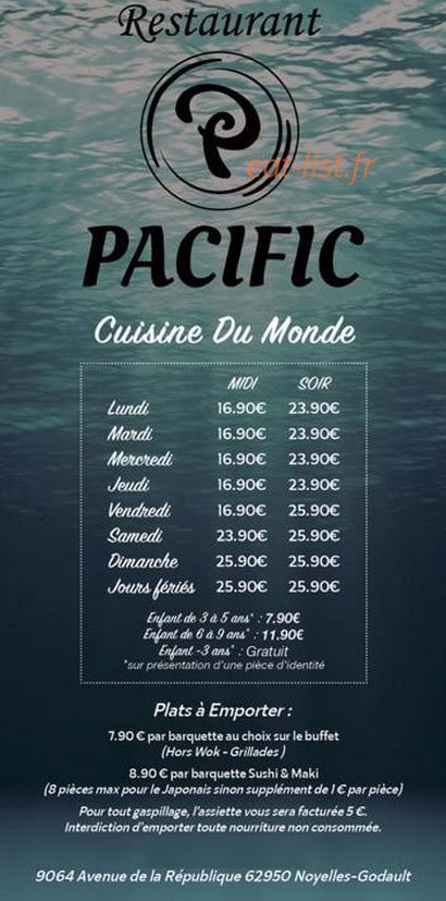 Pacific — carte page 1