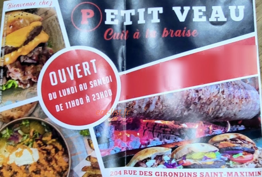 Petit veau — carte page 1