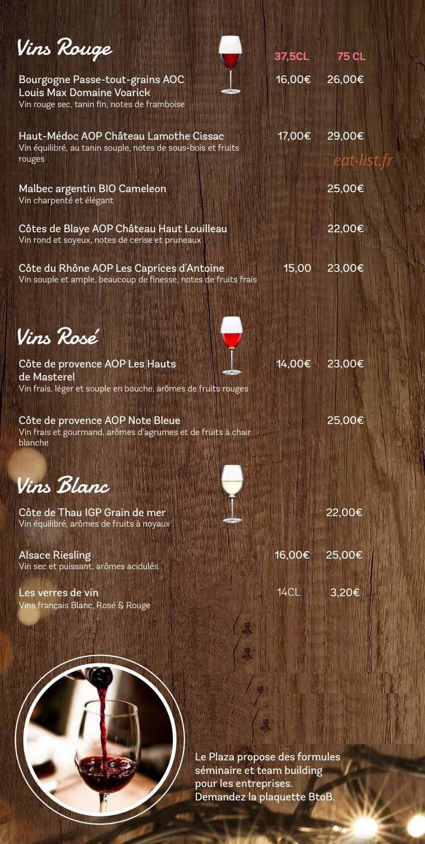Plaza — carte page 2