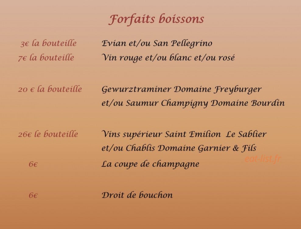 La Fleur de Sel — carte page 13