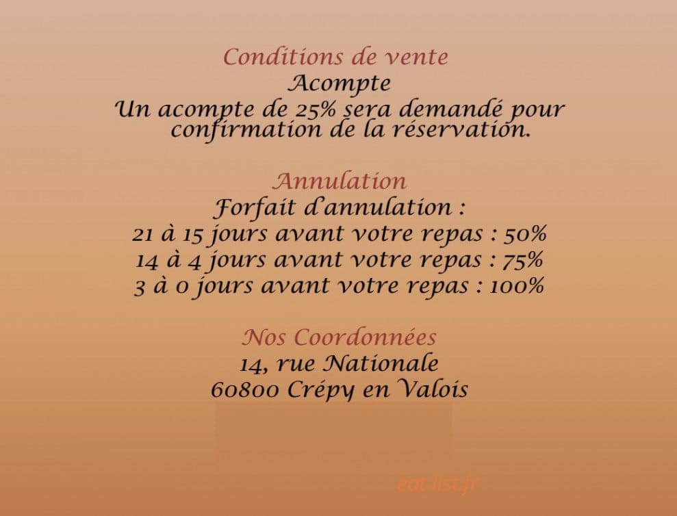 La Fleur de Sel — carte page 9