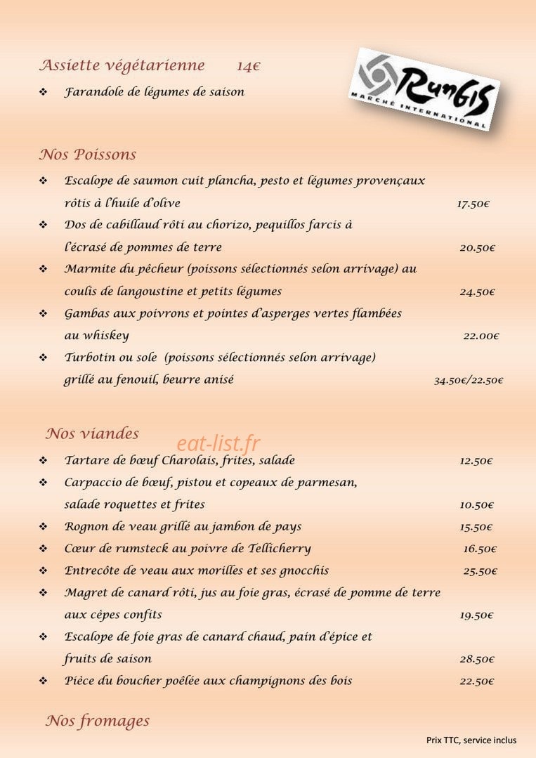 La Fleur de Sel — carte page 2