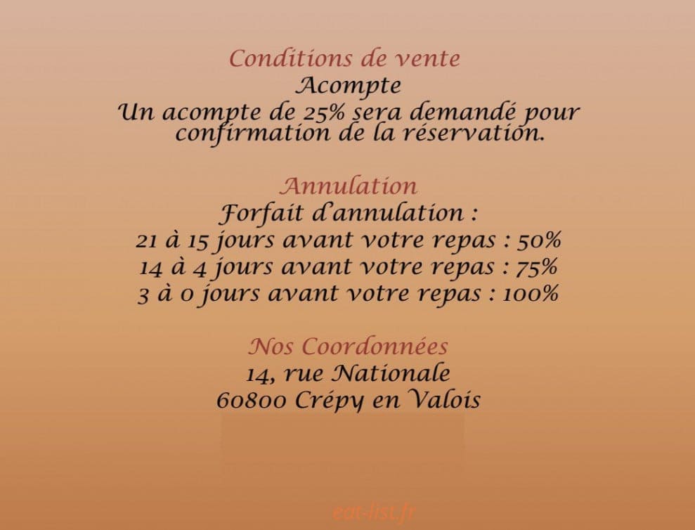 La Fleur de Sel — carte page 8