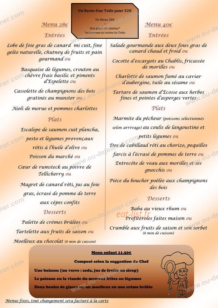 La Fleur de Sel — carte page 5