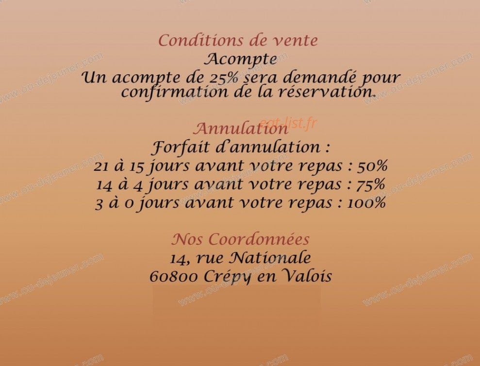 La Fleur de Sel — carte page 10