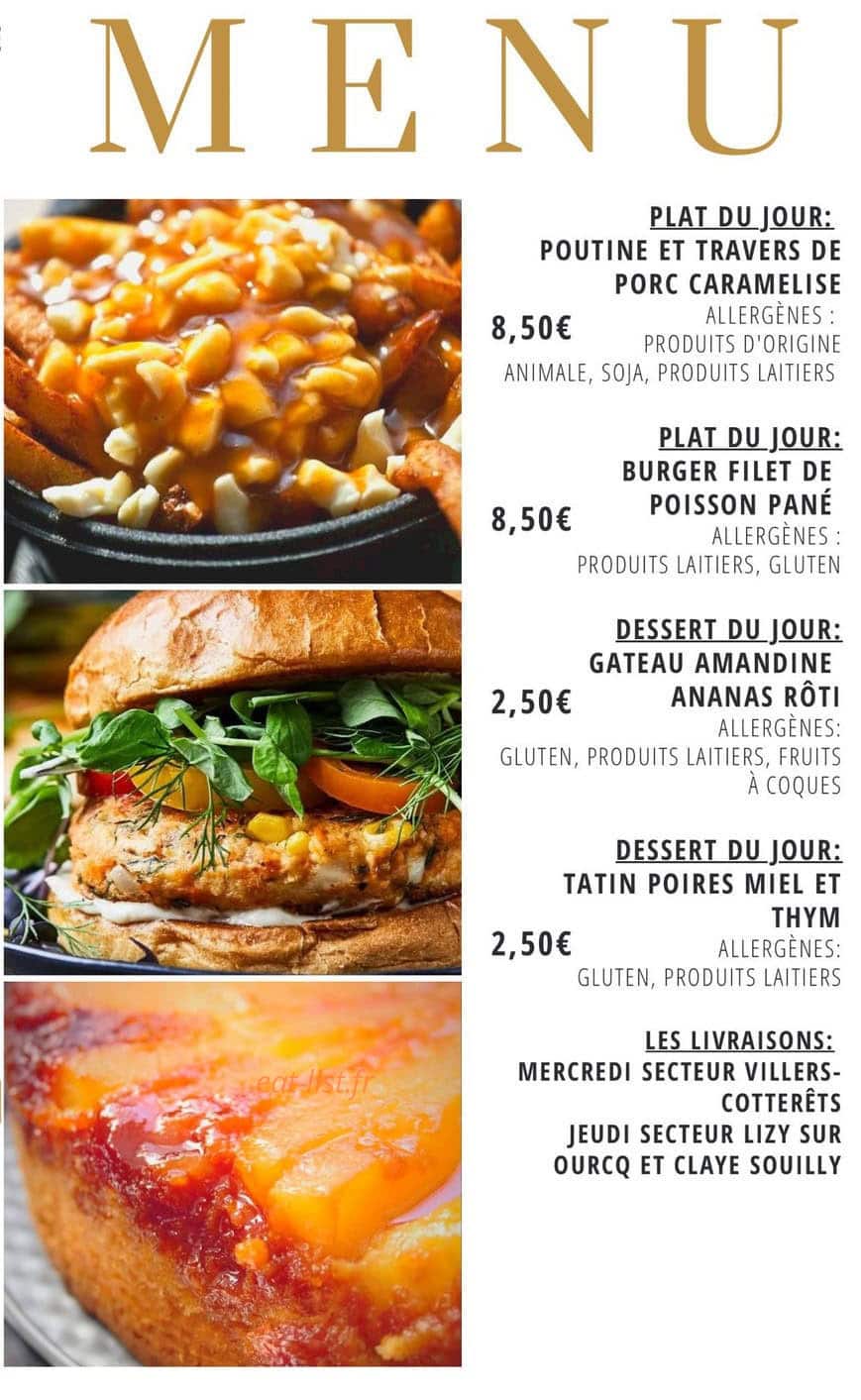 Chez Eywa — carte page 1