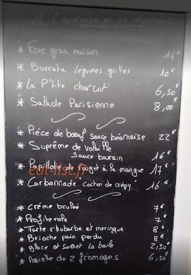Comme Avant — carte page 1