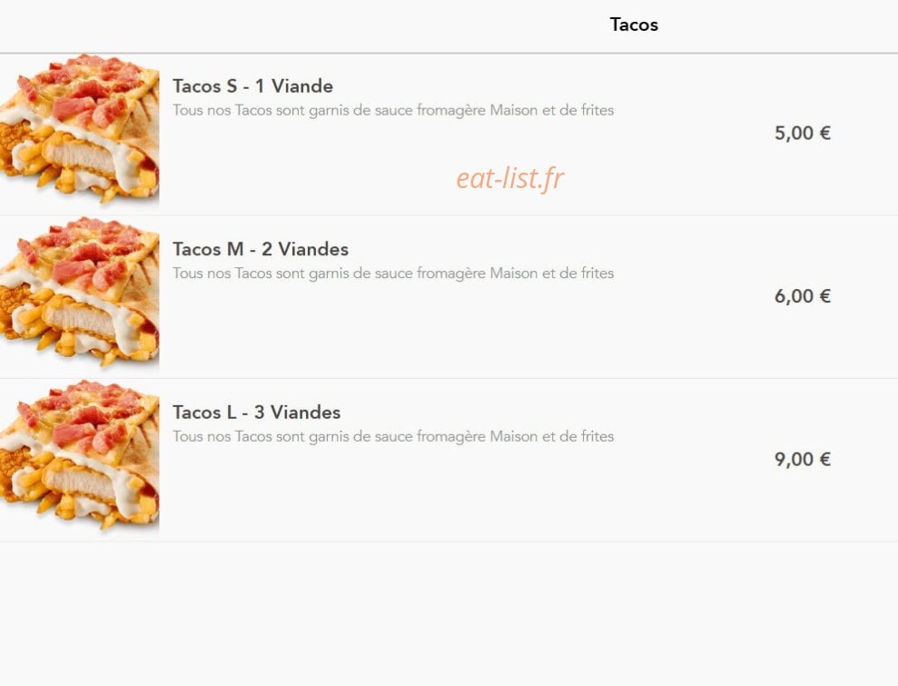 Dolce Pizza — carte page 7