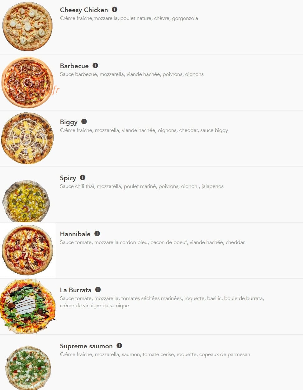 Dolce Pizza — carte page 5