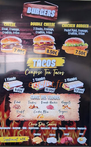 Istanbul Grill — carte page 1