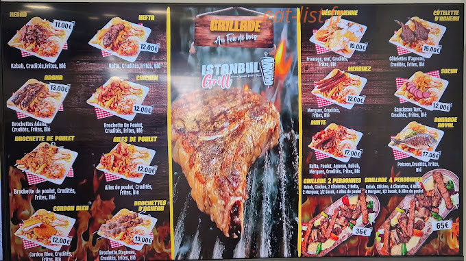 Istanbul Grill — carte page 3