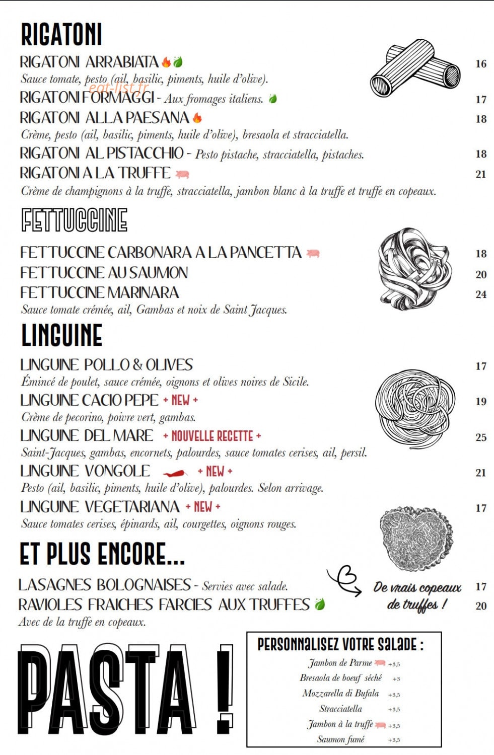 Le Comptoir Italien — carte page 3