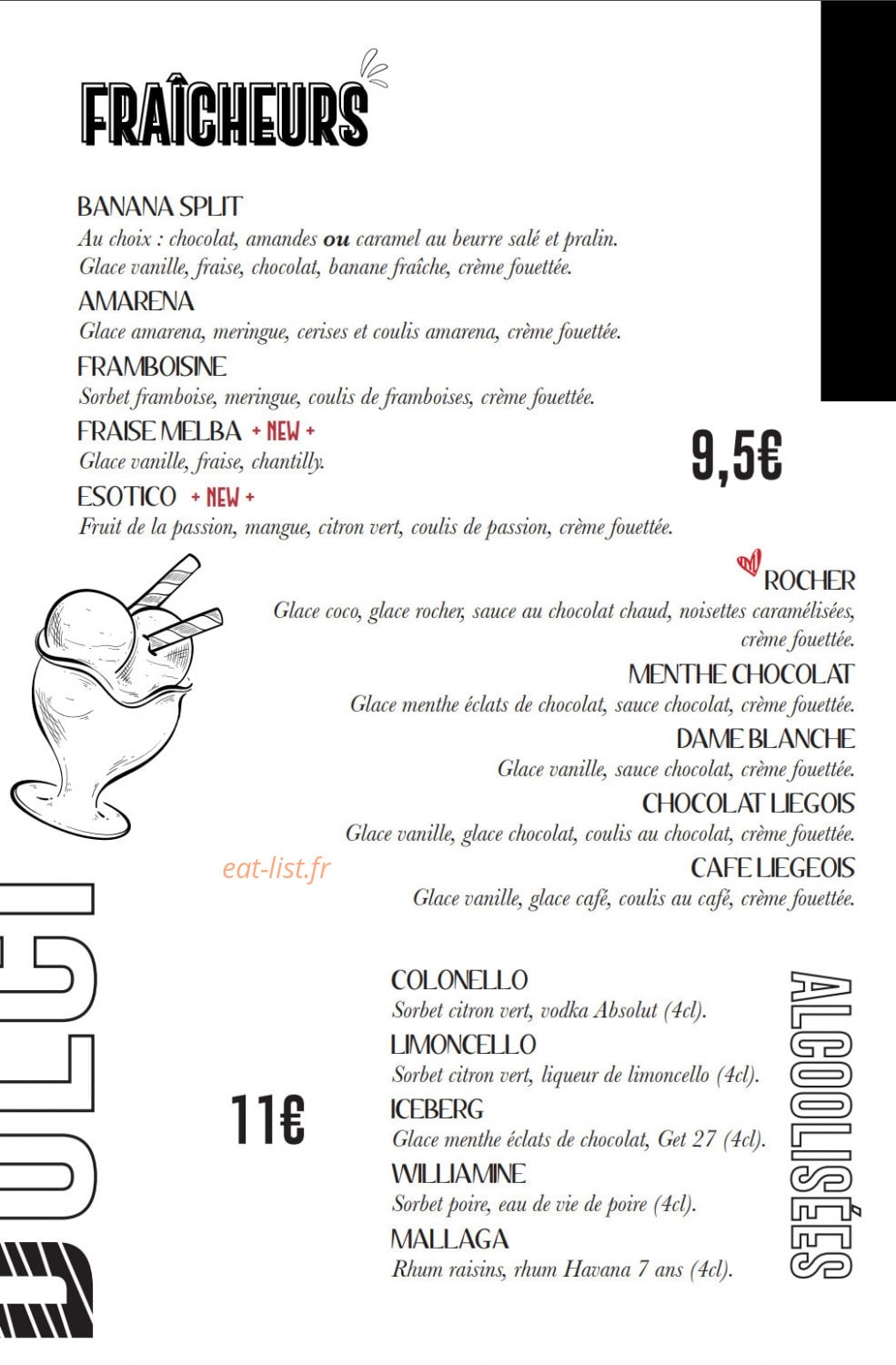 Le Comptoir Italien — carte page 8