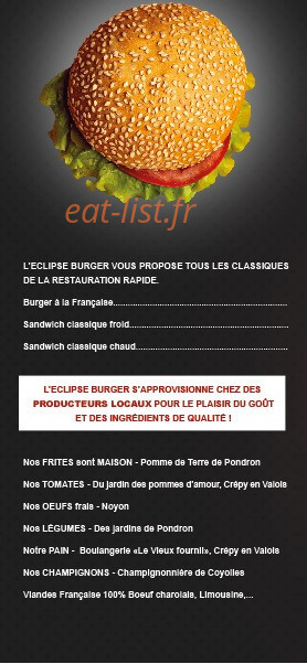 Leclipse burger — carte page 5