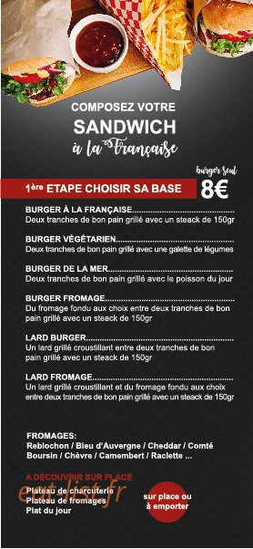 Leclipse burger — carte page 2