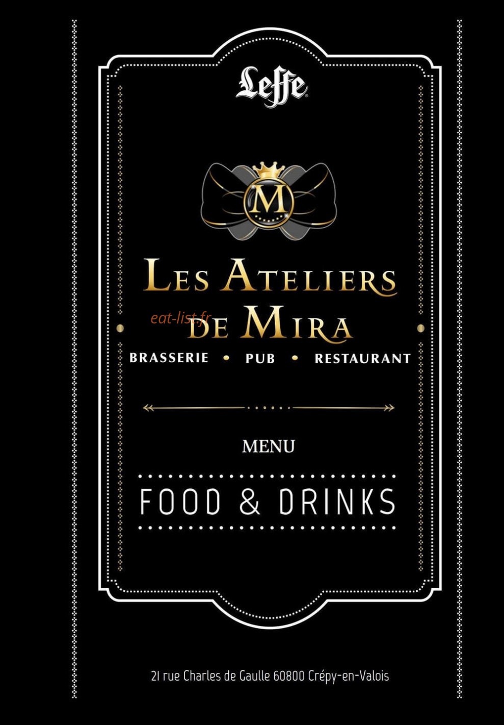 Les Ateliers de Mira — carte page 1