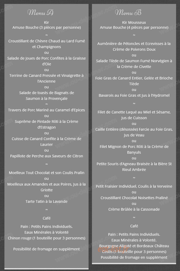 J.C.D Traiteur — carte page 4