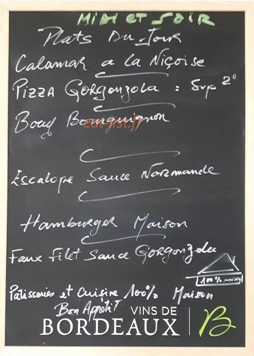 La Terrasse — carte page 1