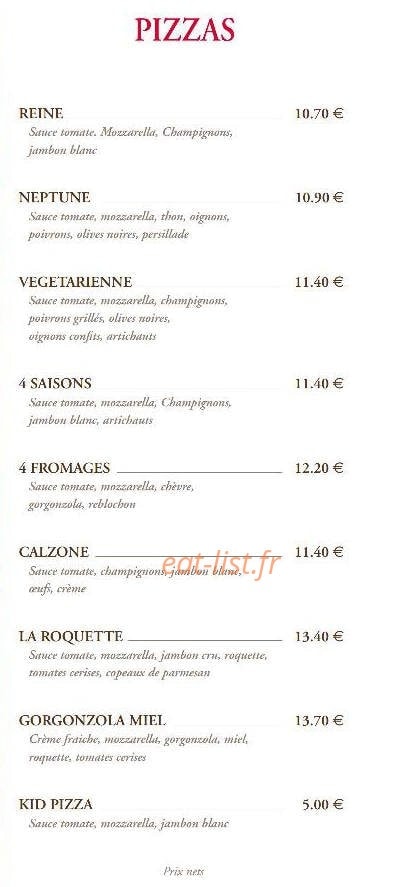 La Terrasse — carte page 2