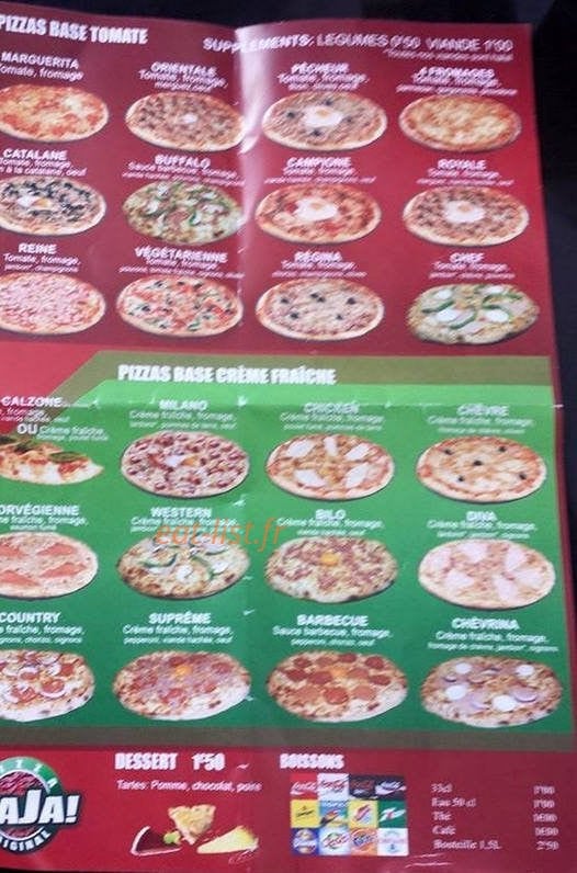 Pizza Baja Original — carte page 2