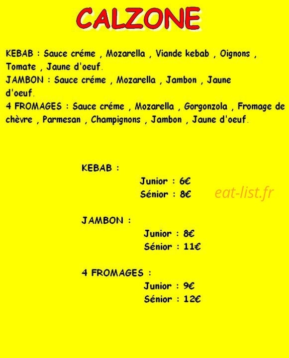 Aux Délices de la Gare — carte page 4
