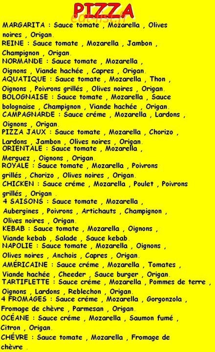 Aux Délices de la Gare — carte page 3