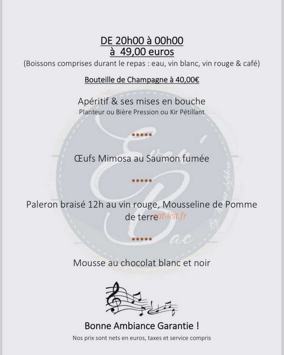 Even bac — carte page 1
