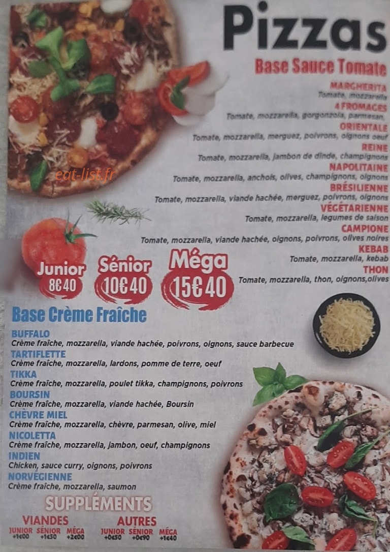 Pizzeria nicoletta — carte page 2
