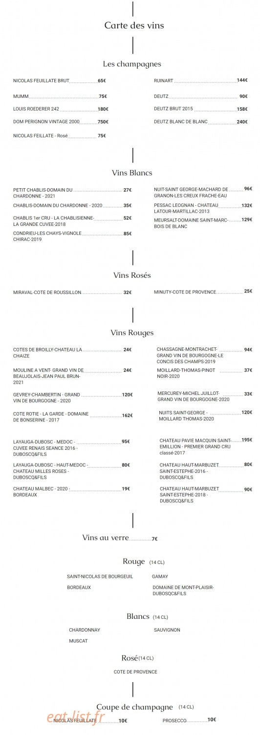 Le Relais de la Croix d'Or — carte page 8