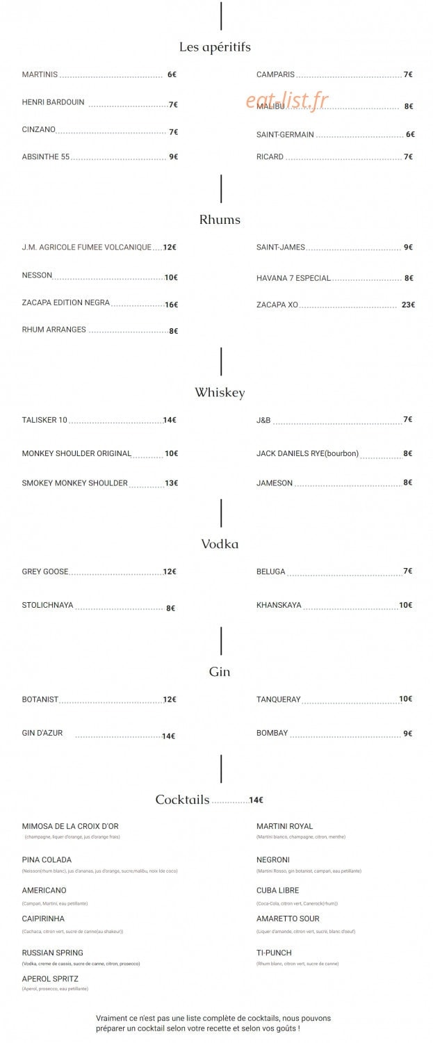 Le Relais de la Croix d'Or — carte page 4