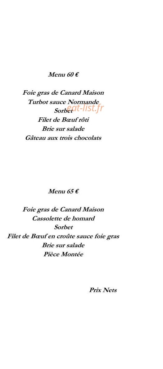 L'Orée de la Forêt — carte page 5