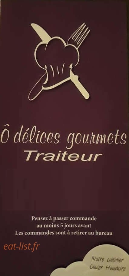 Ô délices gourmets — carte page 1