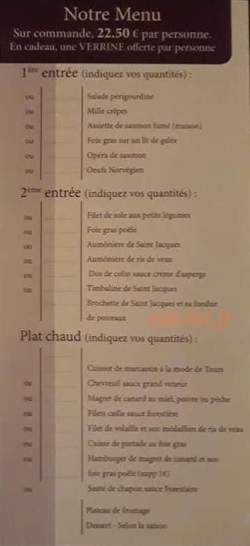 Ô délices gourmets — carte page 5